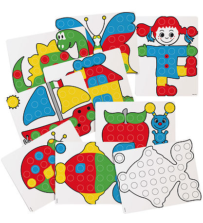 Quercetti Nadelmosaik - Fantacolor 3D - 48 Teile - 04195