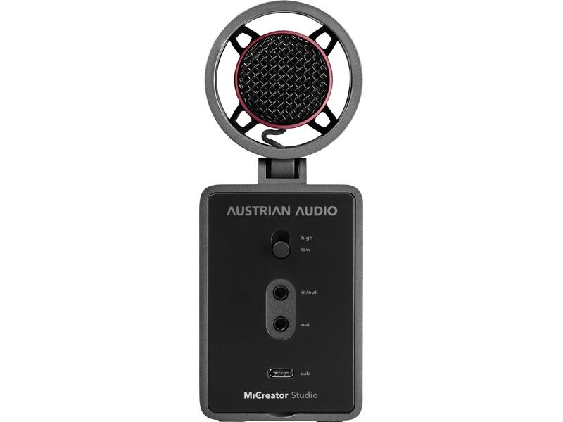 Austrian Audio Mikrofon MiCreator System Set Tragbares All-in-One Stereo-Aufnahmeset