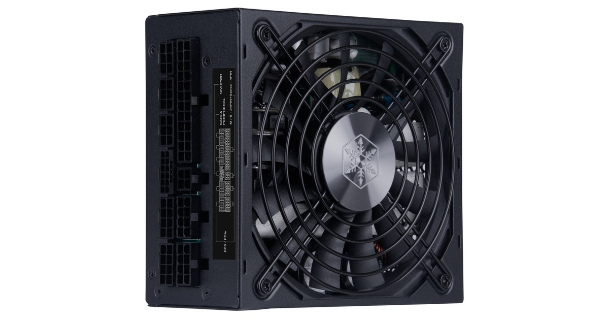 SilverStoneSST-SX1000R-PL, modulaire 1000 watt voeding   (Zwart, 4x PCIe)