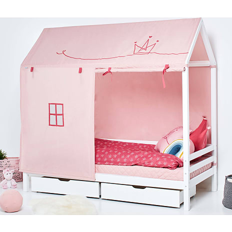 Hoppekids Princess forhæng til husseng 90x200 cm