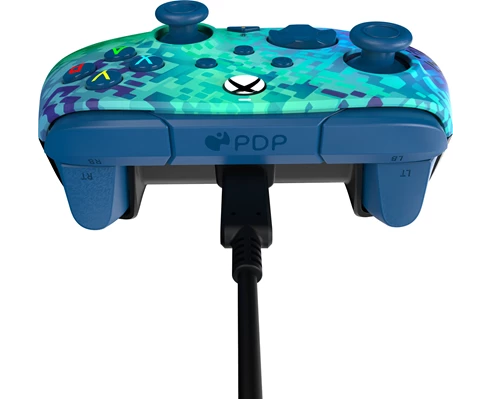 PDP Rematch Wired Controller - Glitch Green