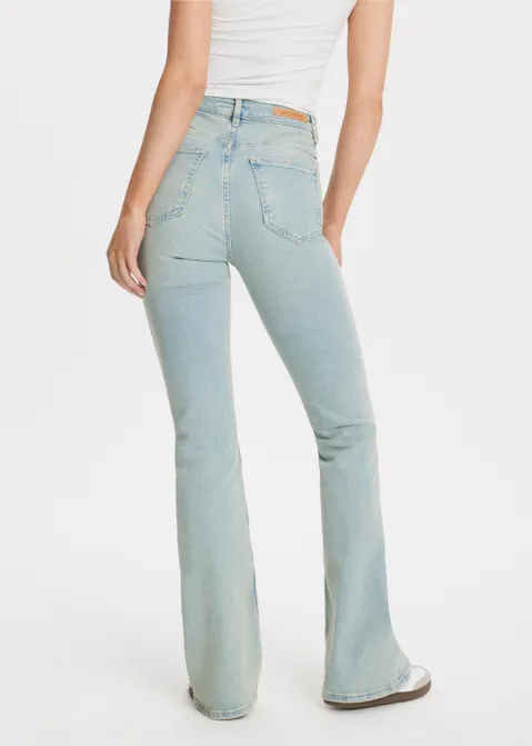 Sue high rise flare blauw (BLW.USL)