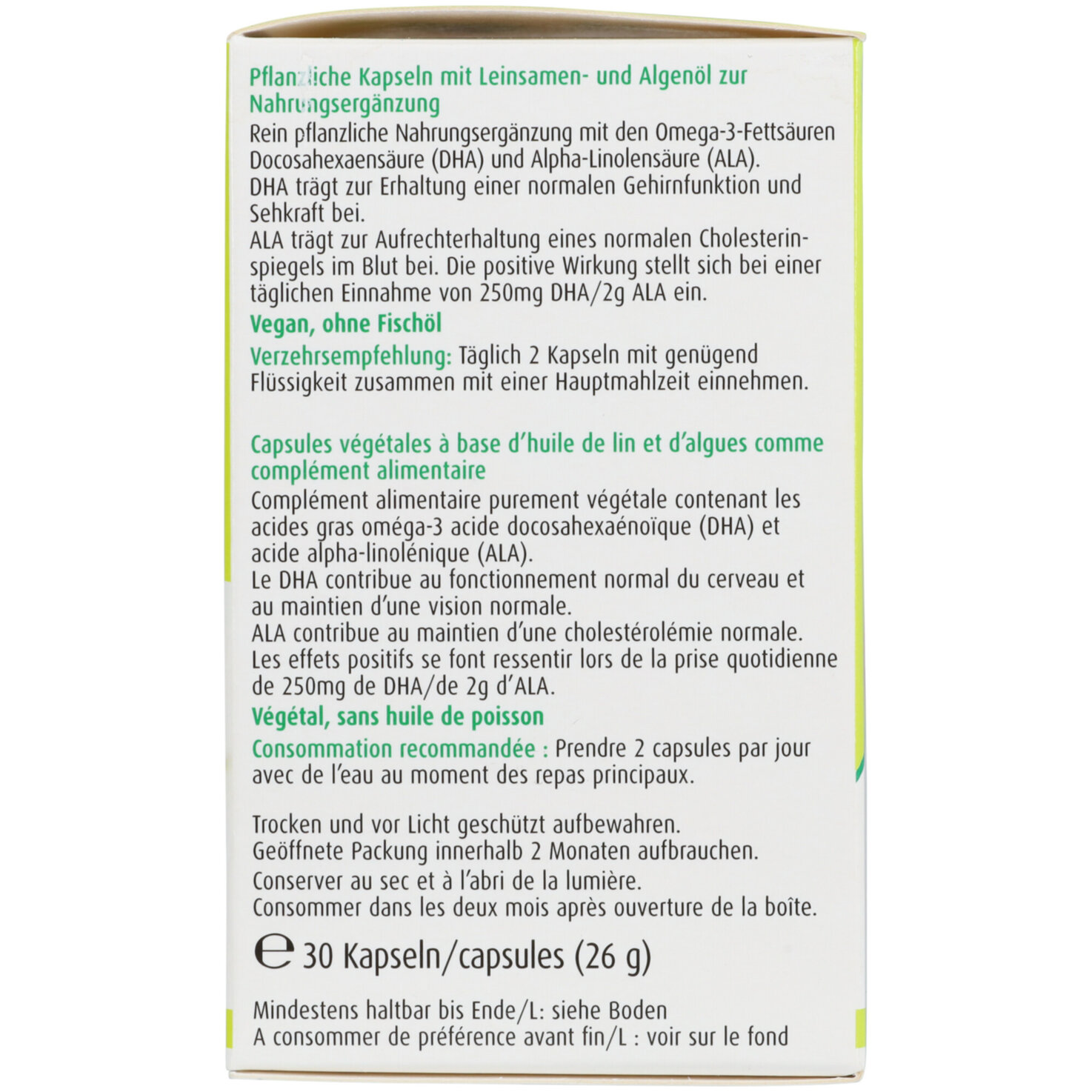 A.Vogel Omega-3 Komplex 30 Kapseln