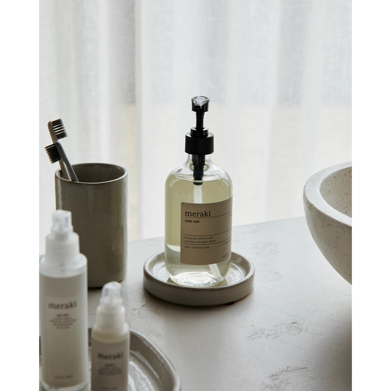 Meraki Soap Dish Datura Shellish Grey 2 x 12,5 cm