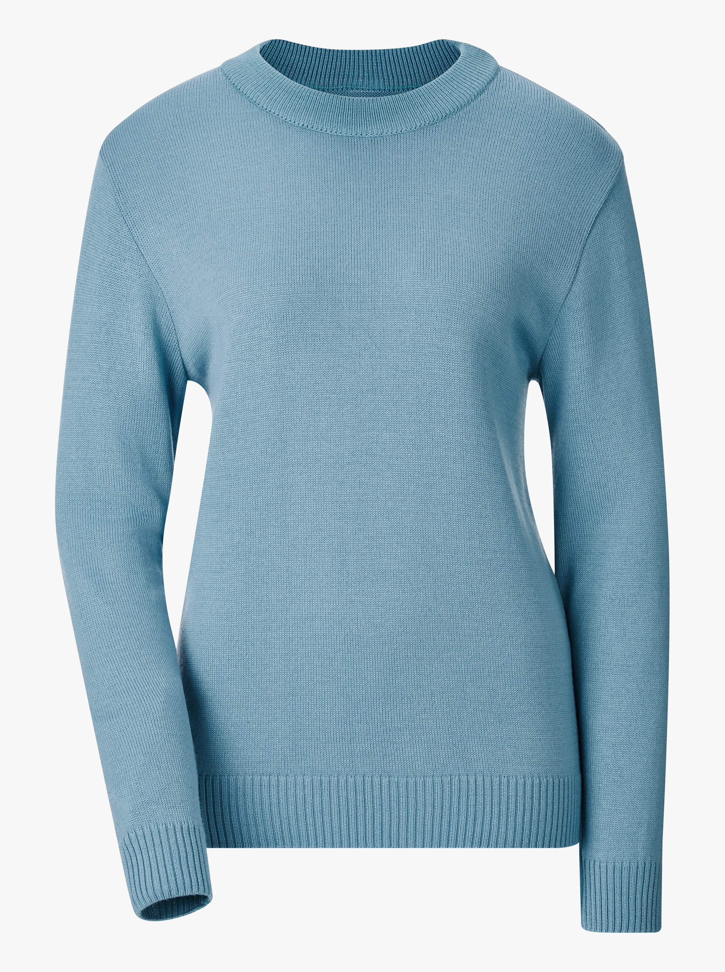 Stehkragenpullover in Feinstrick-Qualität