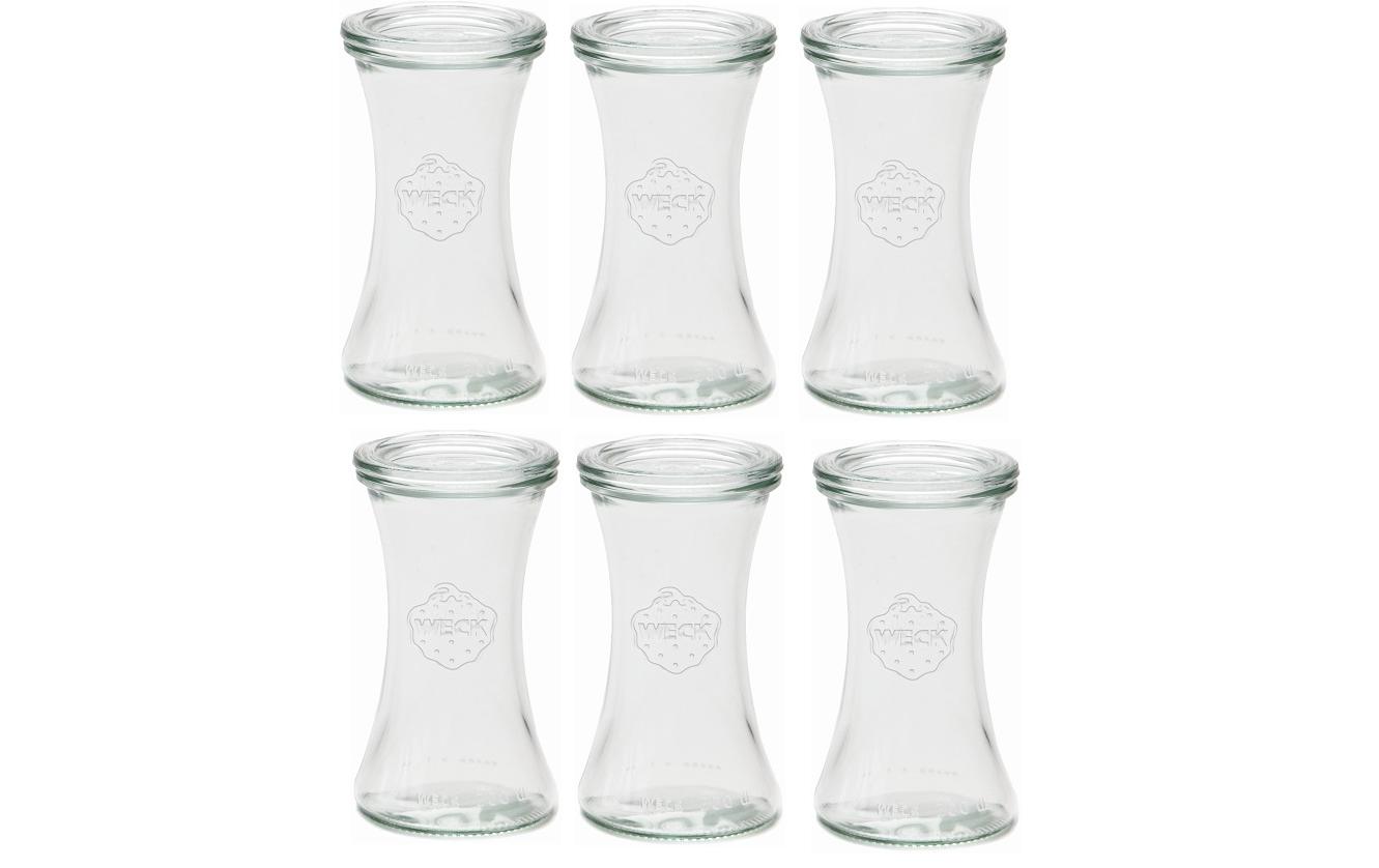Einmachglas 200 ml, 6 StückEinmachgläser Set mit Deckel