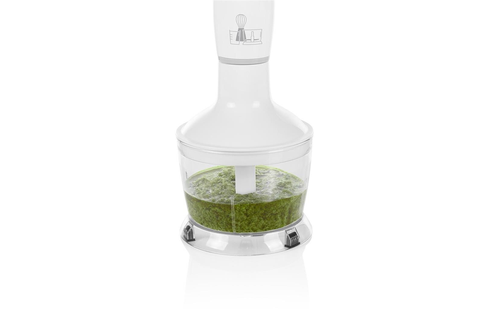 Stabmixer Set 250 W, WeissKüchengerät Set mit Zubehör