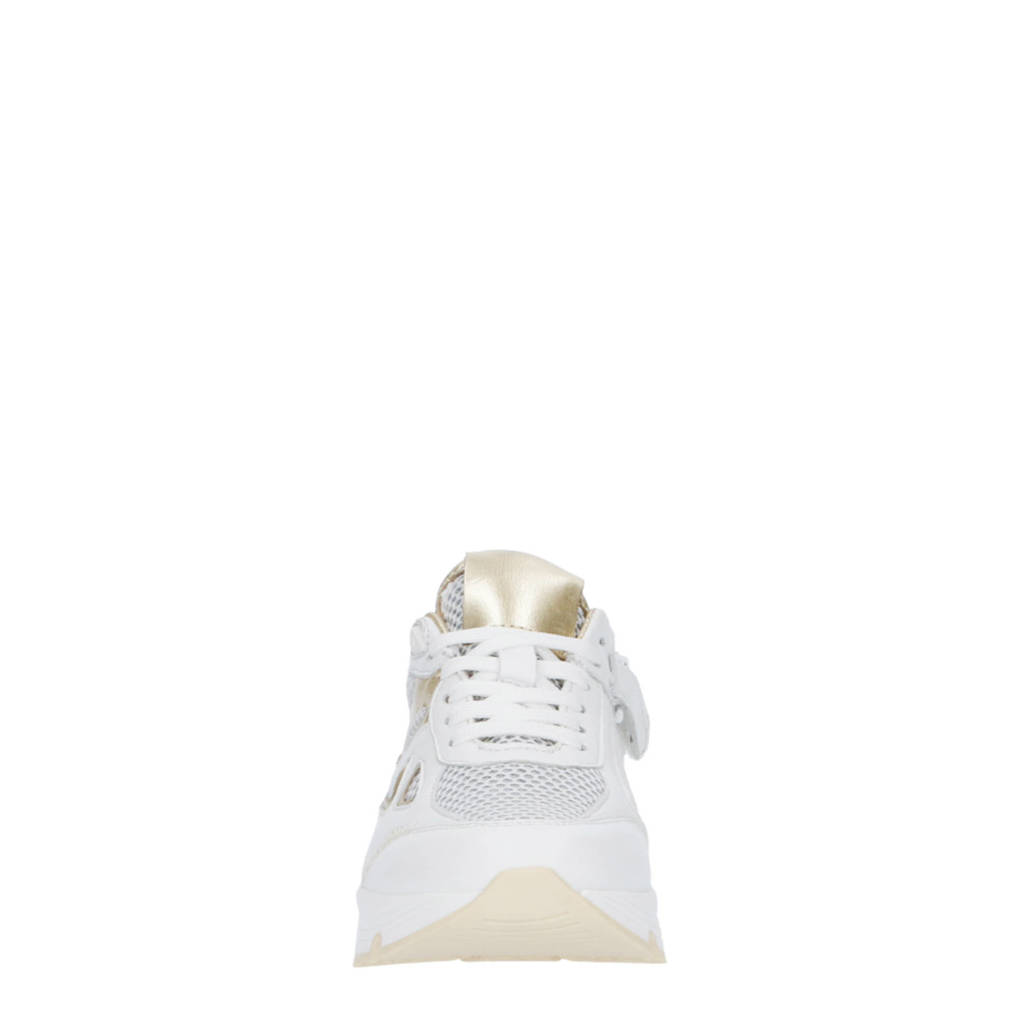So Jamie leren sneakers wit/goud