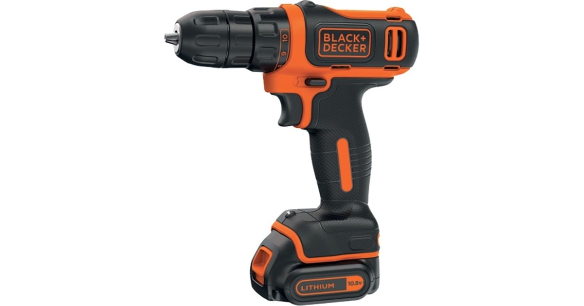 BLACK+DECKERAccu schroefboormachine BDCDD12 schroeftol  (Oranje/zwart, Accu en oplader inbegrepen)