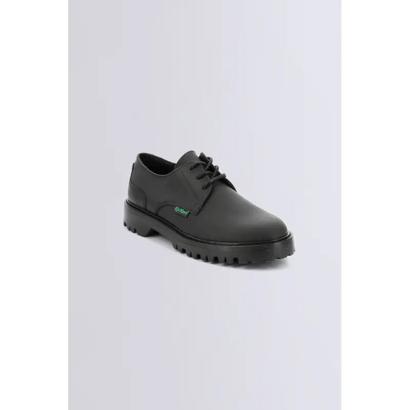 KICK DECKDEAR NOIR DERBIES Cuir Femme
