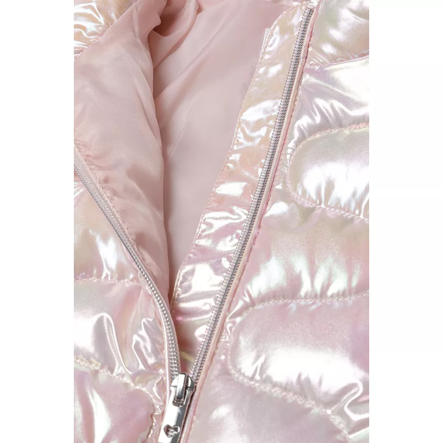 MINOTI Steppjacke mit Stehkragen Hellrosa