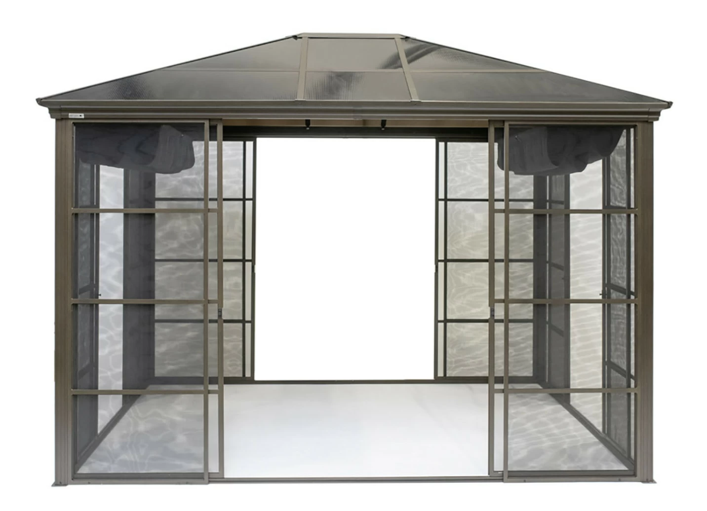 SOJAG Aluminium Pavillon Castel in edlem Bronzeton