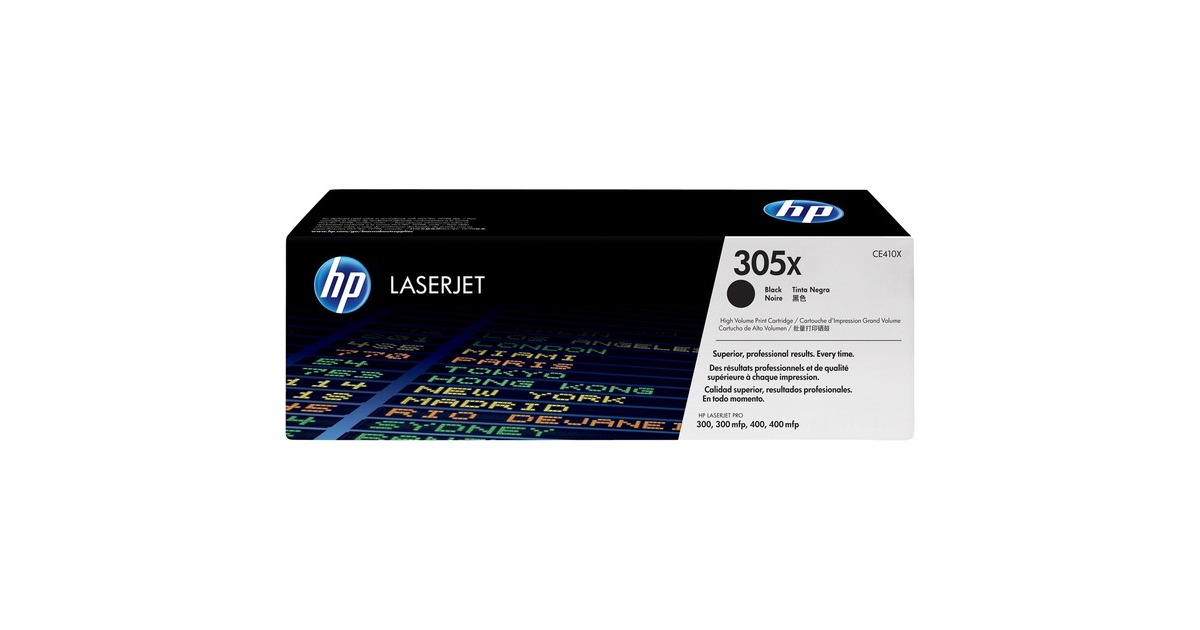 HP305X zwarte LaserJet tonercartridge (CE410X)  (Zwart, Zwart, Retail)