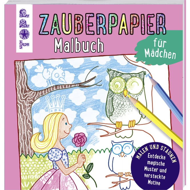 Zauberpapier Malbuch für Mädchen