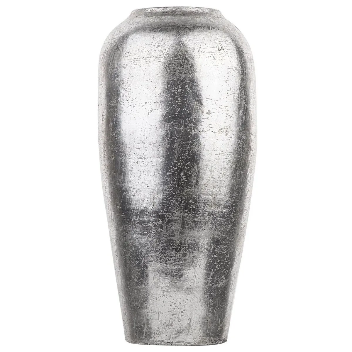 Beliani - Vase LORCA Céramique 48cm Argenté
