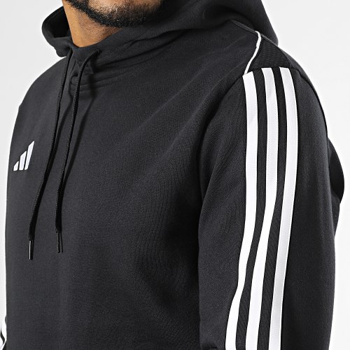 Sweat Capuche A Bandes Tiro 23 HS3598 Noir