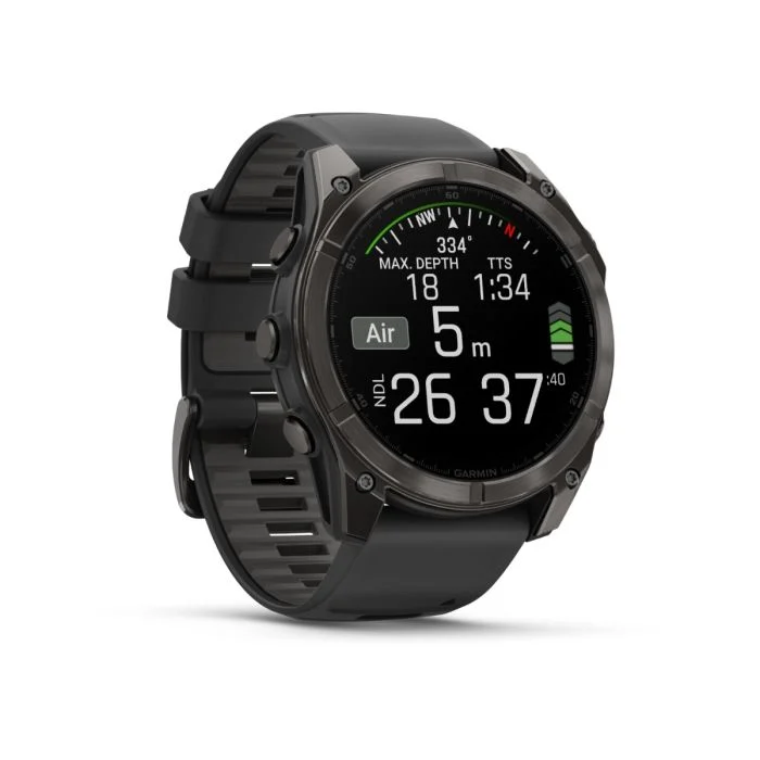 Garmin Unisex Ure fēnix® 8 - 51 mm AMOLED Sapphire Sort