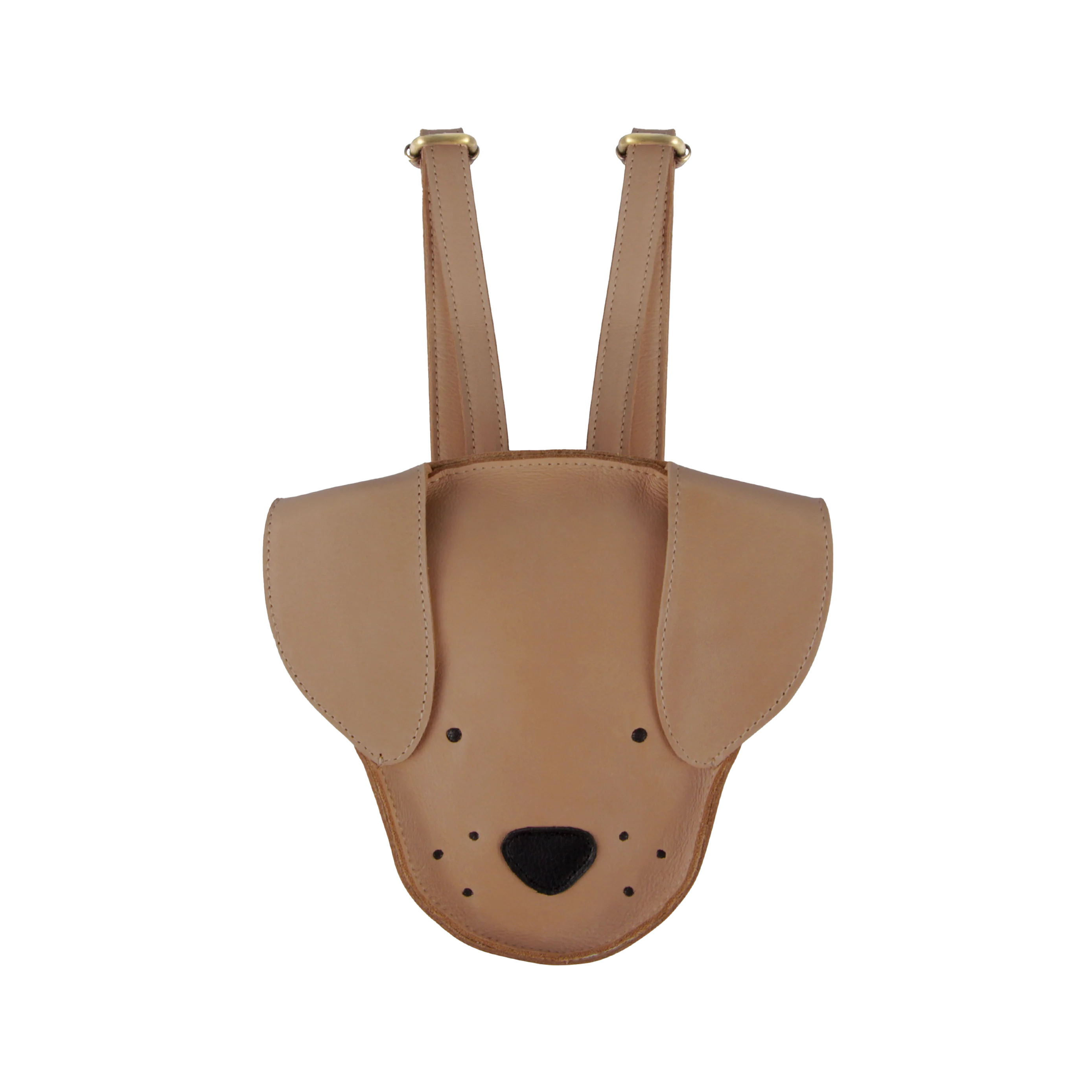 Qapi Classic Backpack | Dog | Light Rust Leather