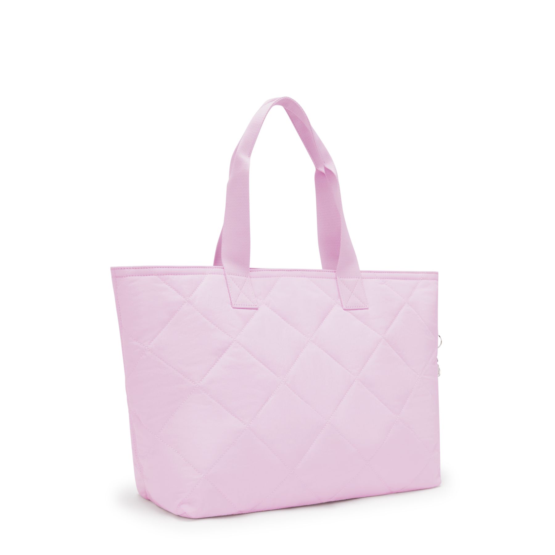 COLISSA Grand fourre-tout avec compartiment pour ordinateur portable - Blooming Pink Quilt