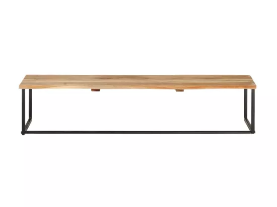 Patère à bord naturel 100x35x22 Bois d'acacia massif