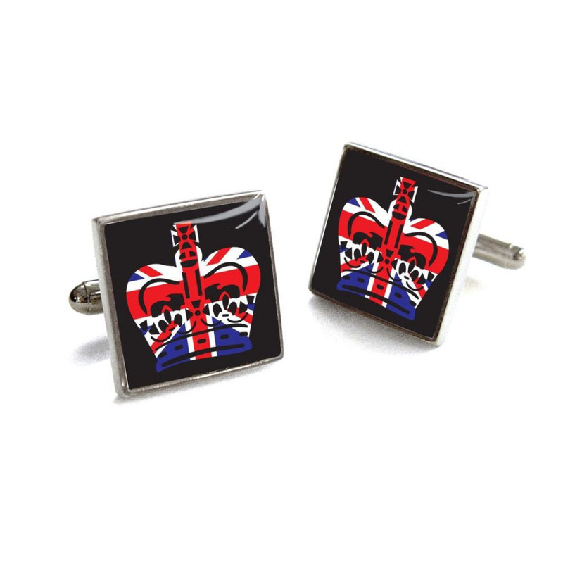 Boutons de manchette, Couronne Union Jack - Crown UJ