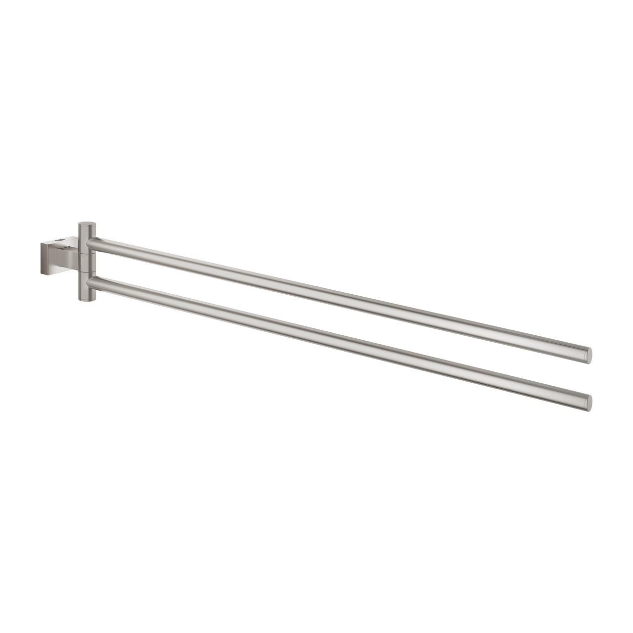 Grohe Essentials Cube handdoekhouder 2-lids supersteel