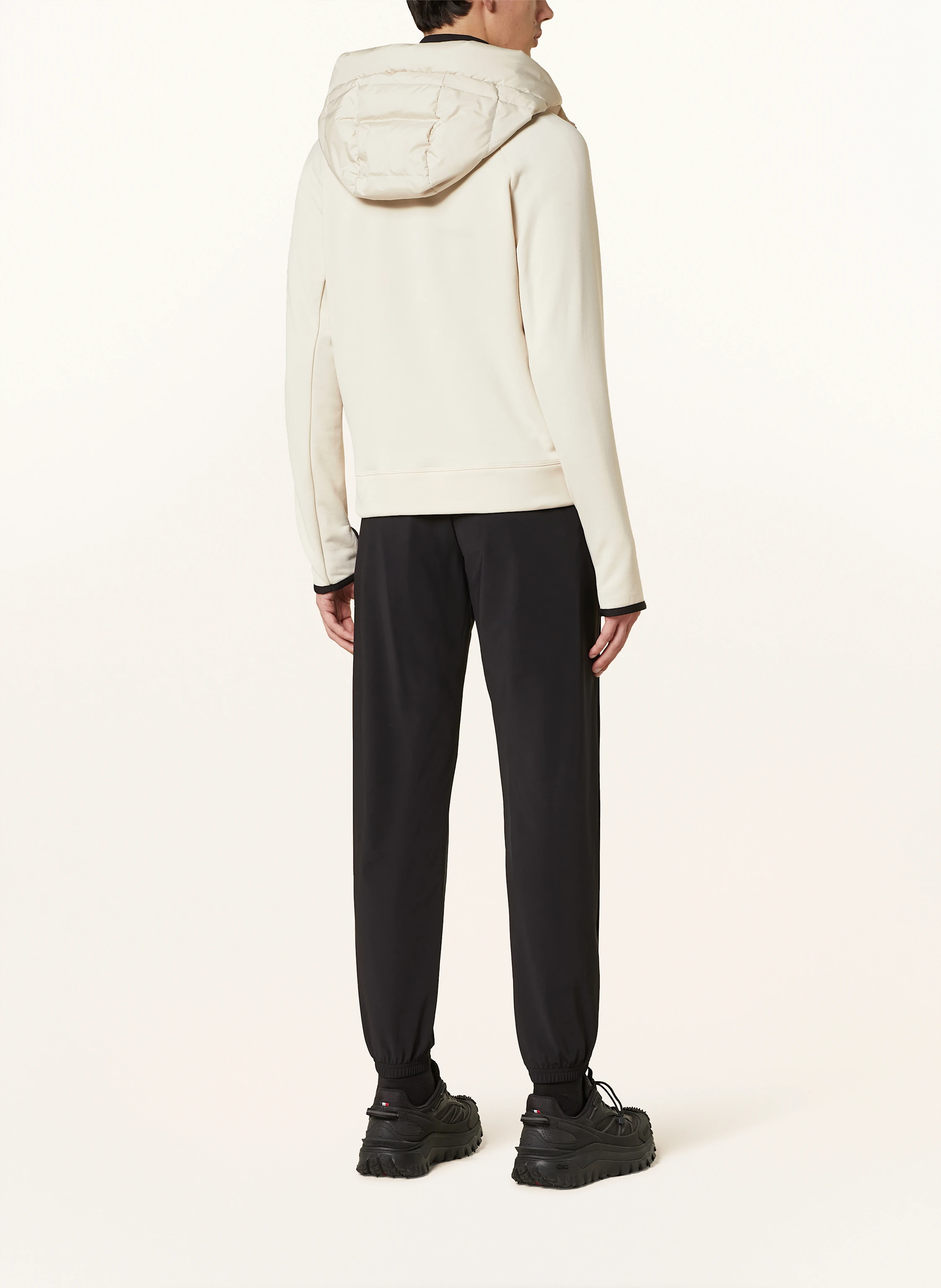 MONCLER GRENOBLE Lightweight-Daunenjacke im Materialmix