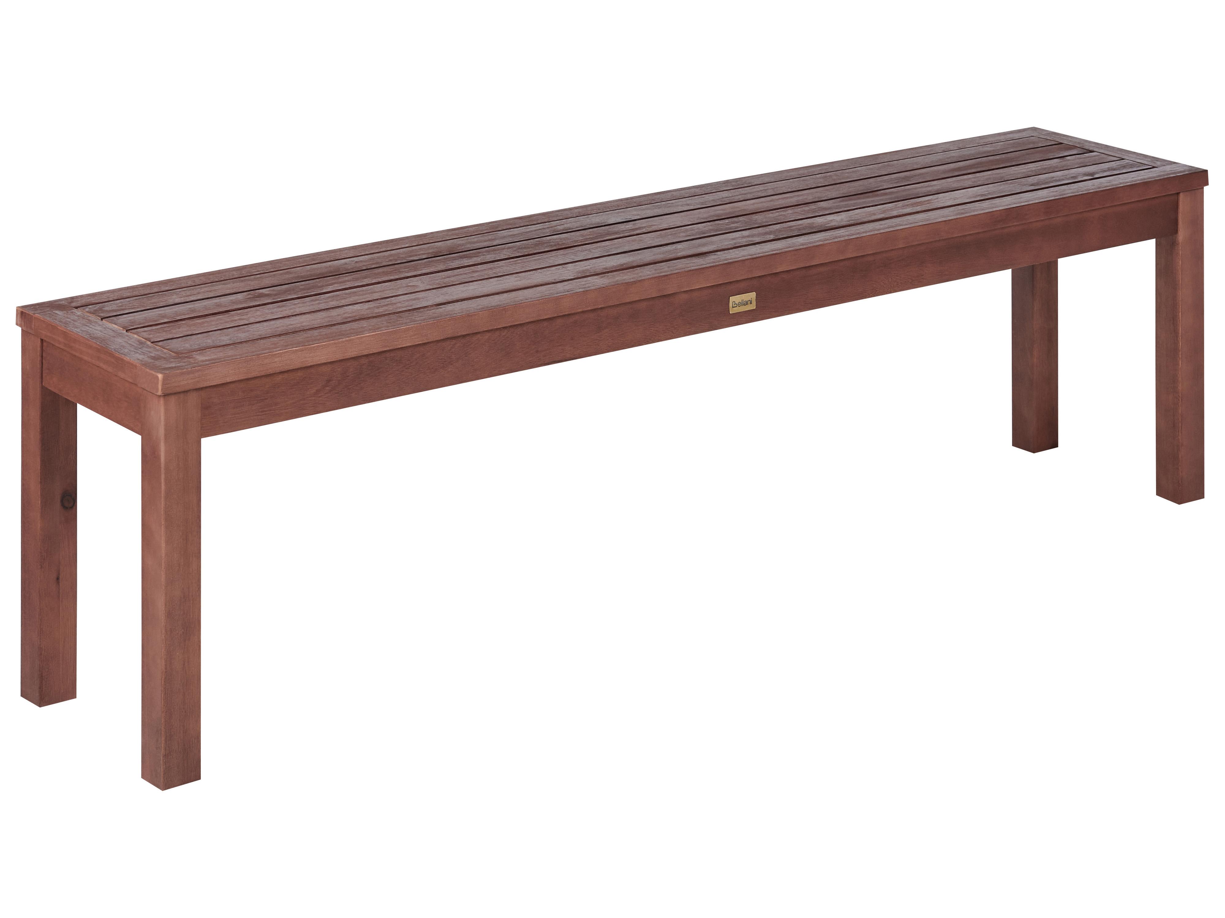 Tuinbank TUSCANIA 160 cm Eucalyptushout Donkerbruin