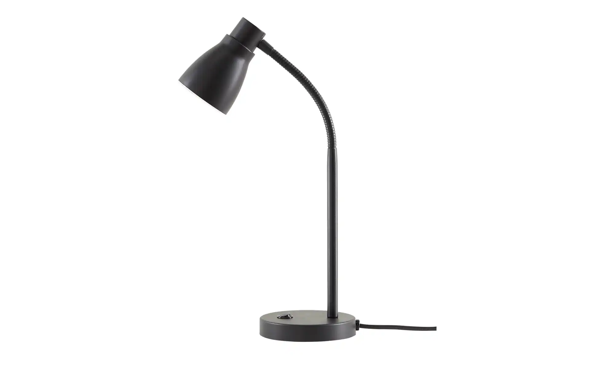 KHG LED-Tischleuchte, schwarz mit flexiblen Arm