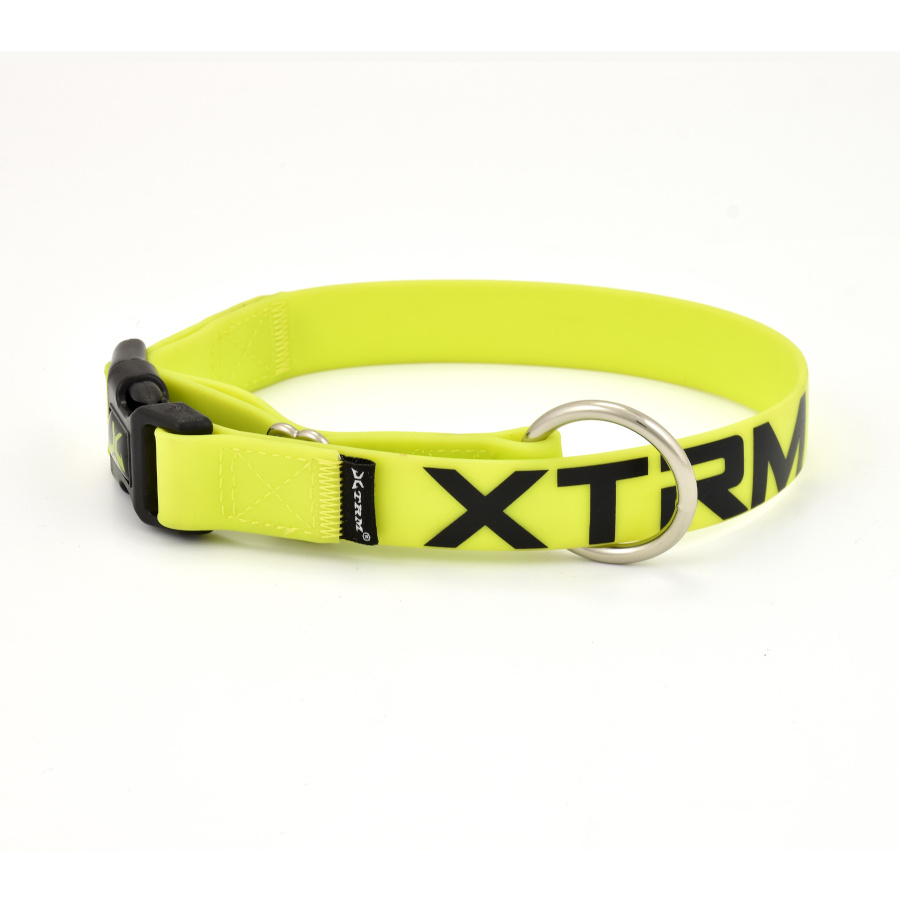 Coleira para cães X-TRM amarela em PVC