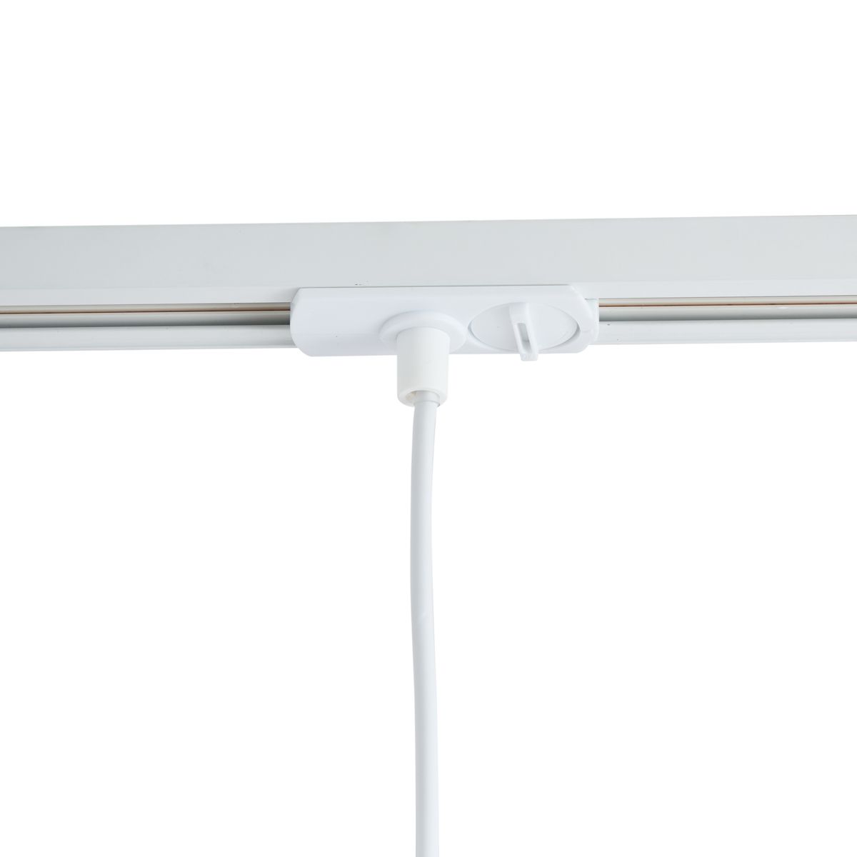 Moderne hanglamp beige met wit voor railsysteem 1-fase - Iconic Frini