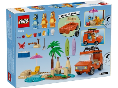 LEGO Bluey's autorit naar het strand (11202)