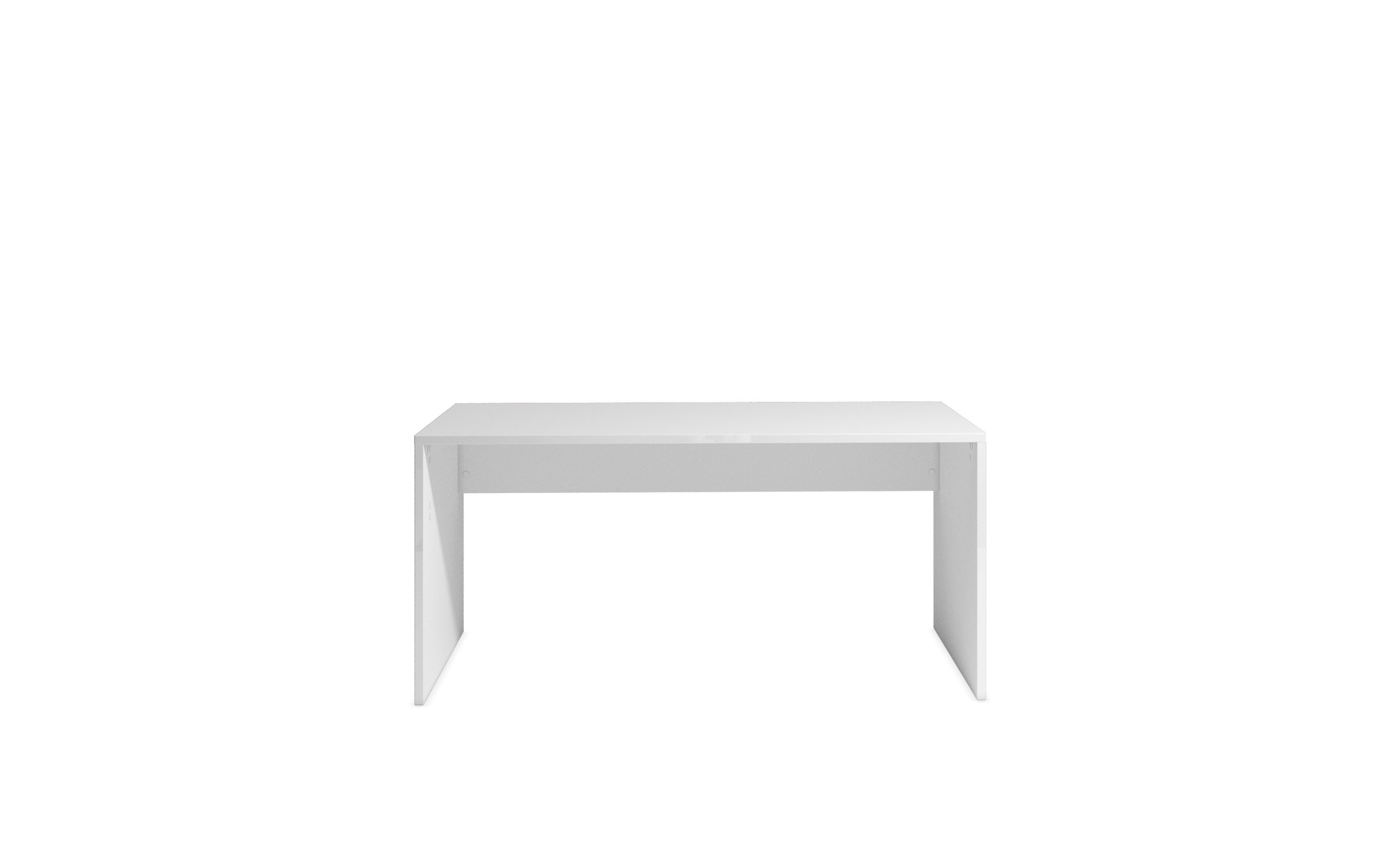 Schreibtisch Dame, weiß, Breite 160 cm