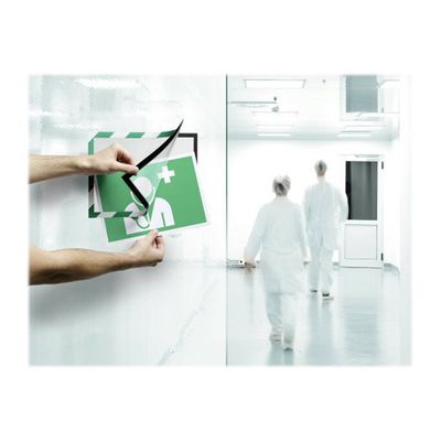 Durable Duraframe Security - 2 Cadres d'affichage bicolore - A4 - vert/blanc (encadrement magnétique)