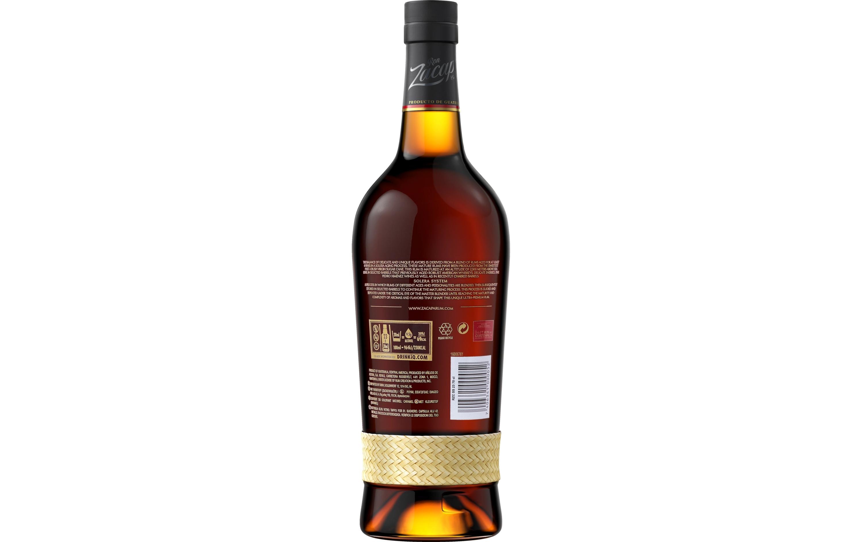 Solera Gran Reserva 23 Jahre 0.7 lHochprozentiges Zuckerrohr-Destillat aus Guatemala