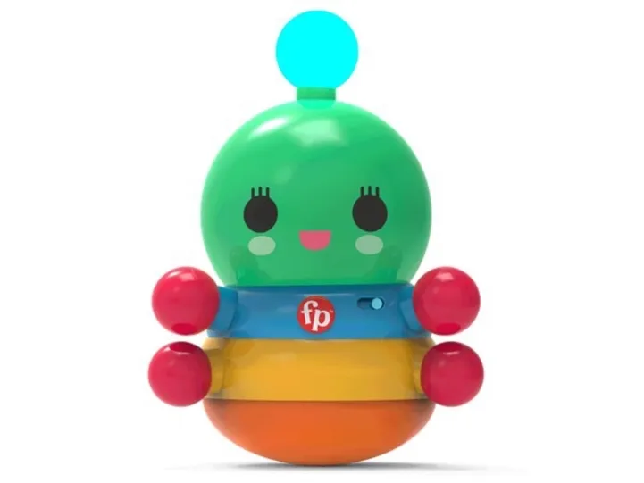 Fisher Price FWY Bop & Wobble Rainbow Worm