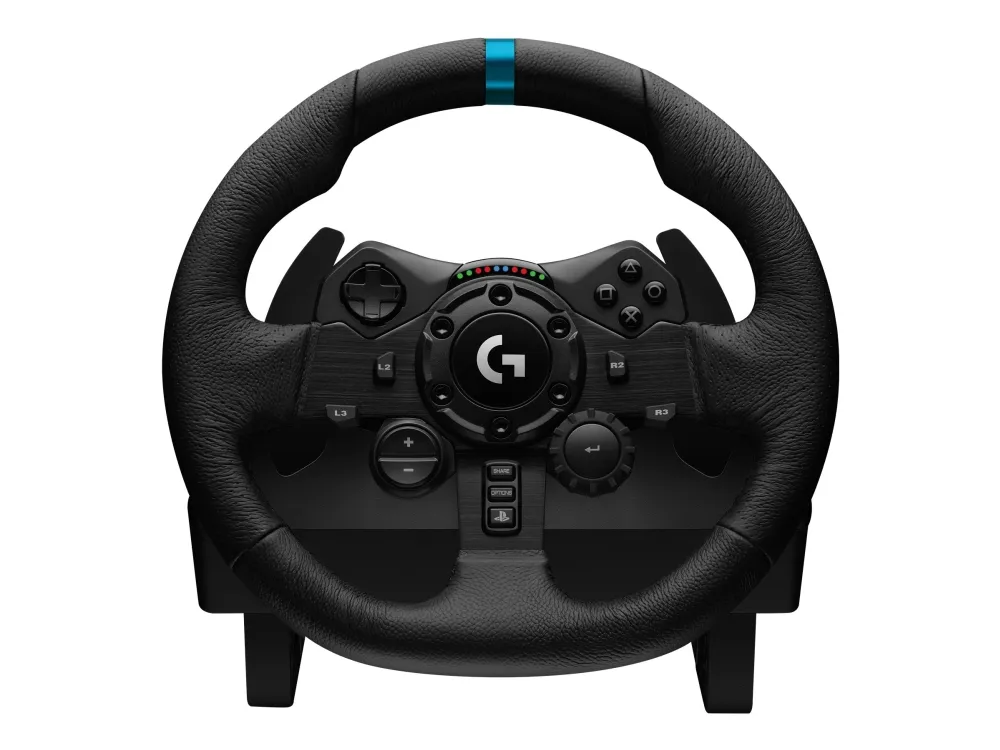 Logitech G G923 - Sæt med rat, pedaler og håndtag til gearskifte - kablet - for PC, Sony PlayStation 4, Sony PlayStation 5