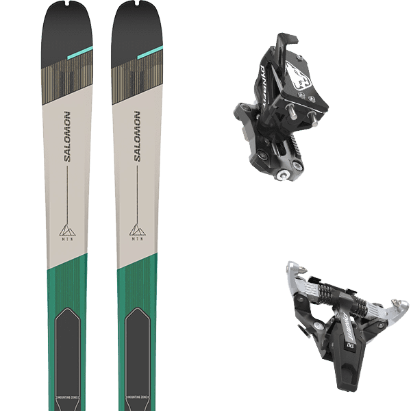 Pack ski de randonnée SALOMON MTN 86 W PRO + Fix