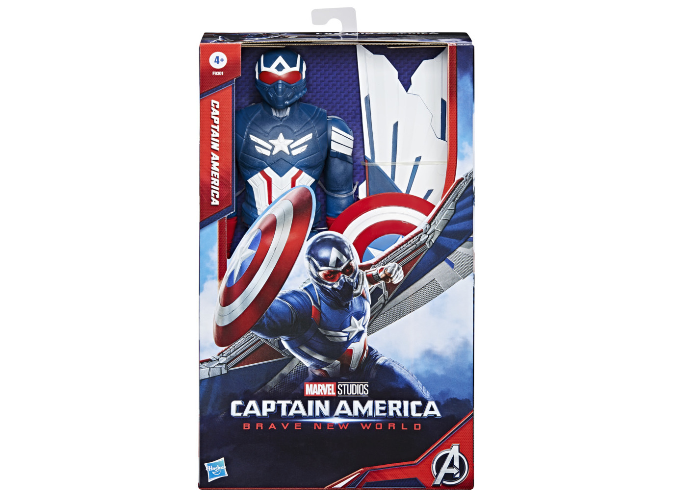 FIGURA CAPITÃO AMERICA HASBRO DELUXE TITAN 30CM