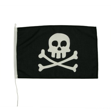 Vlag Piraat 30x45cm