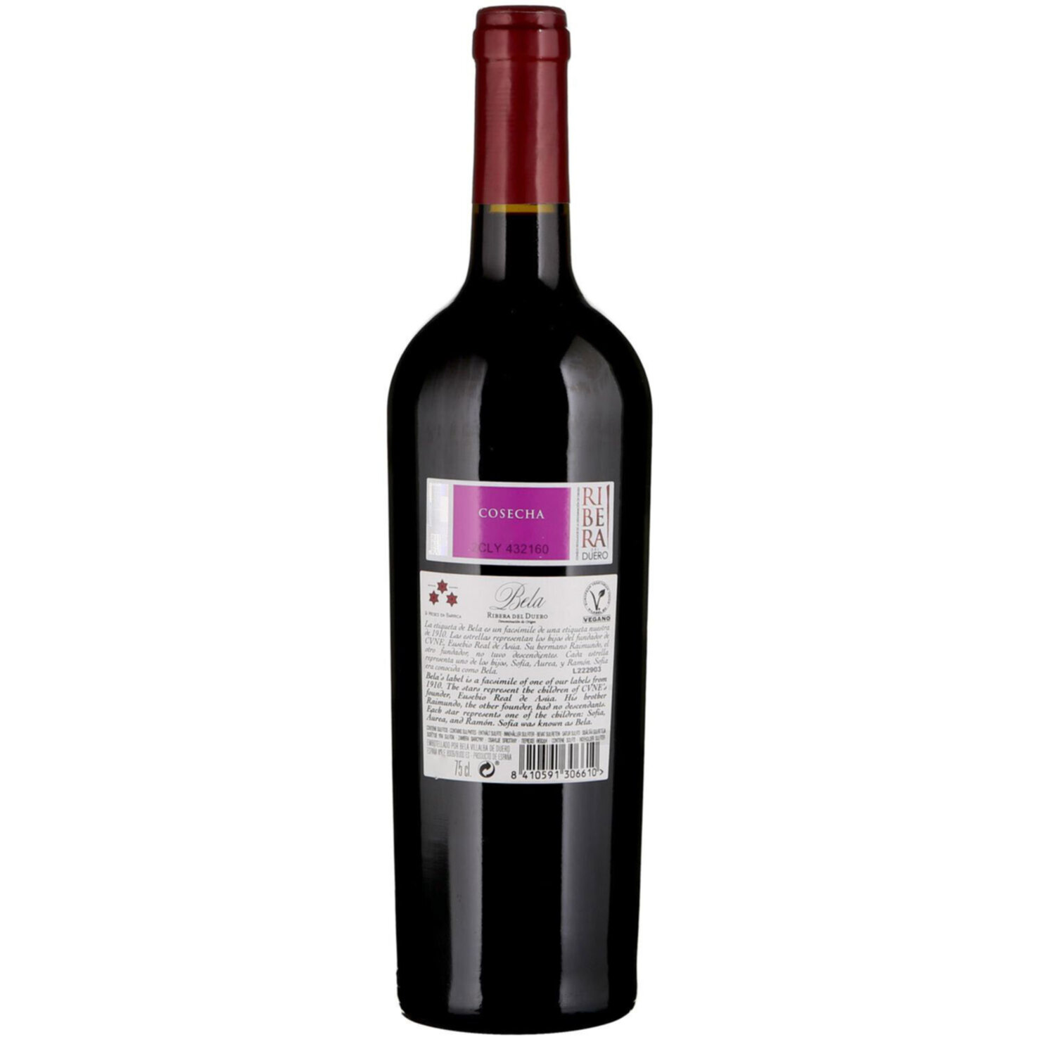 Ribera del Duero DO Tempranillo Roble Bela -75cl