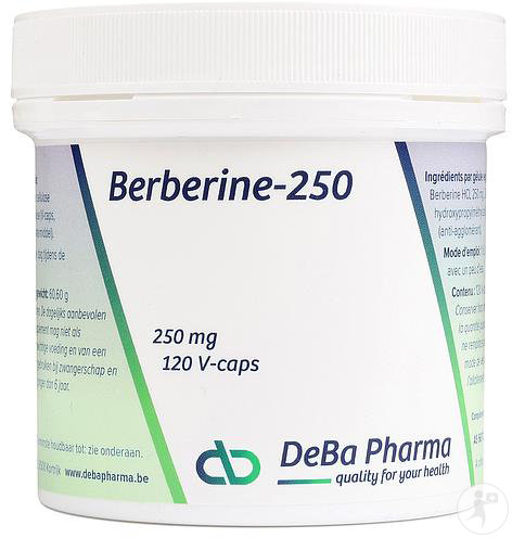 Deba Berberine 250mg Complément Alimentaire 120 Gélules