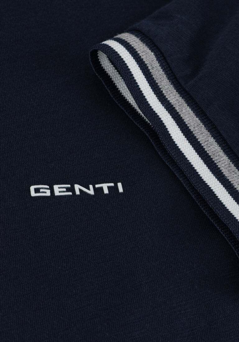 GENTI donkerblauwe genti t-shirt j9037-1222