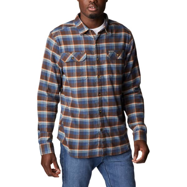Chemise COLUMBIA FLARE GUN STRETCH FLANNEL CORDOVAN SHADOW