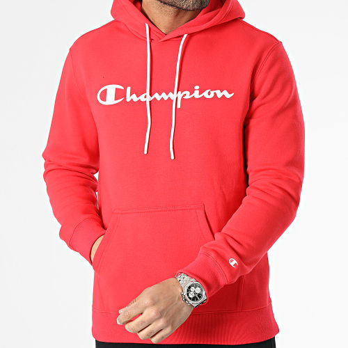 Sweat Capuche 218906 Rouge