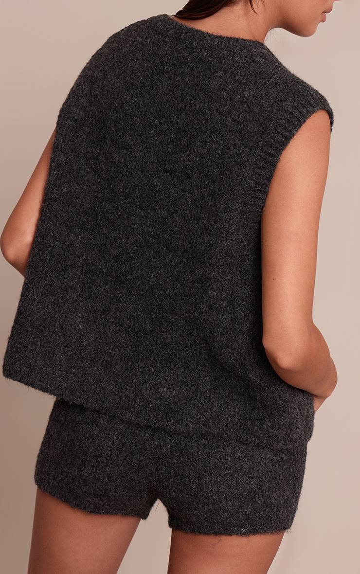 Short En Maille Brossée