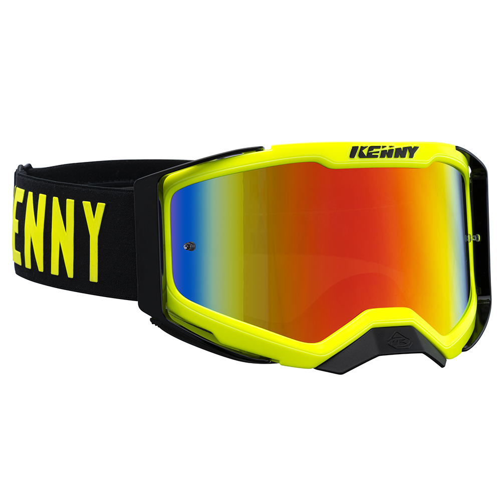 Kenny - Masque Performance iridium Noir / Jaune fluo