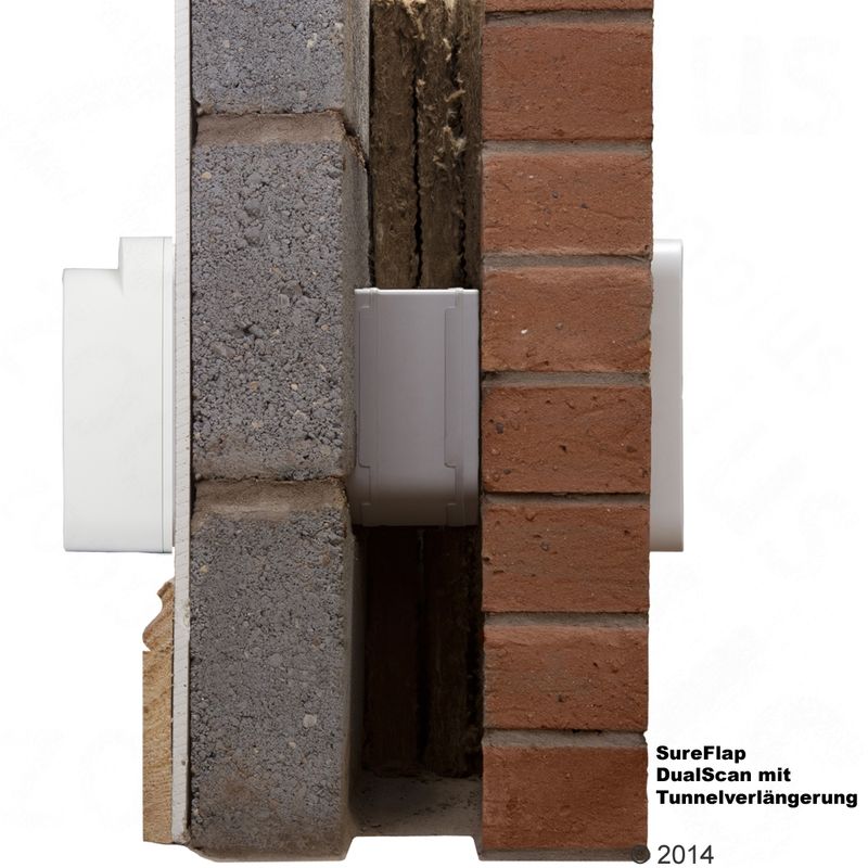 Chatière à puce électronique SureFlap DualScan