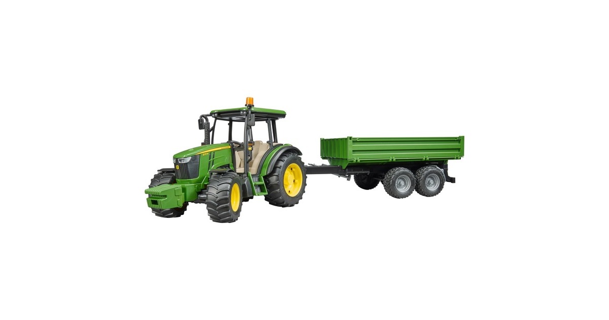 bruderJohn Deere 5115M met aanhanger Modelvoertuig  (02108)