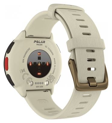 Montre GPS Polar Pacer Blanc Cloud
